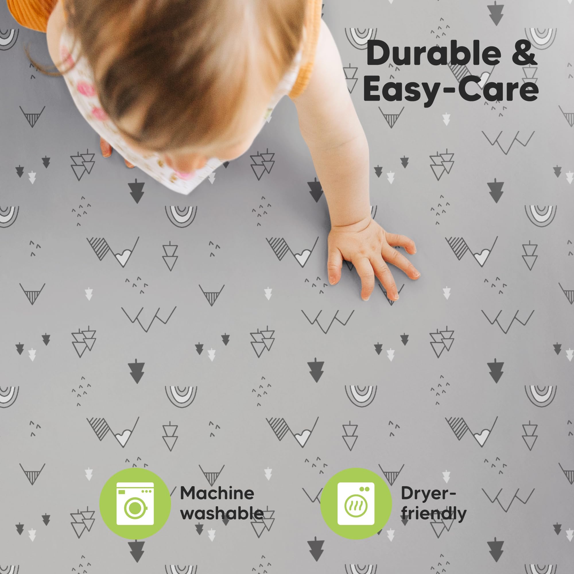 KeaBabies Woodland neutral design for versatile nursery styling.
