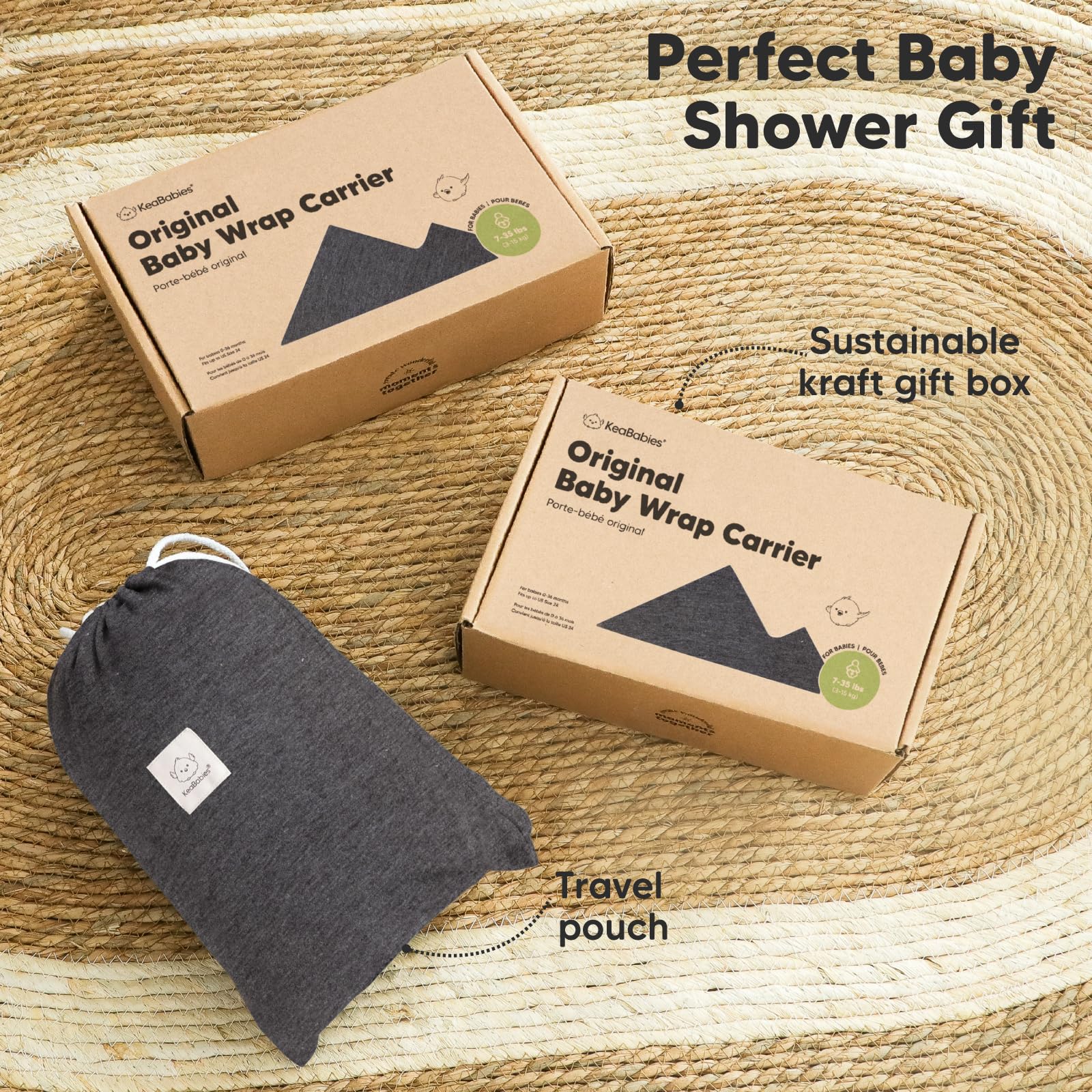 KeaBabies wrap cozy womb-like environment for calm moments.