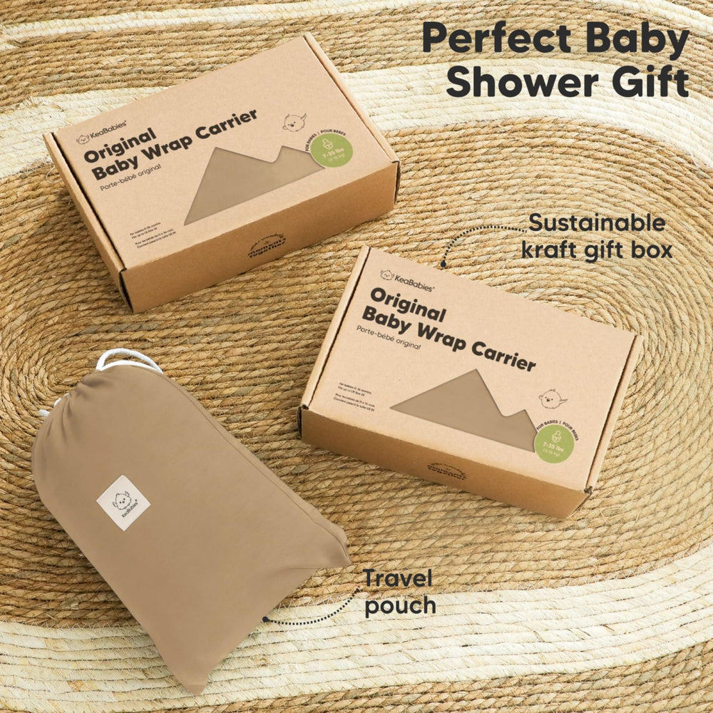KeaBabies wrap supports versatile use, from newborn wrap to nursing cover