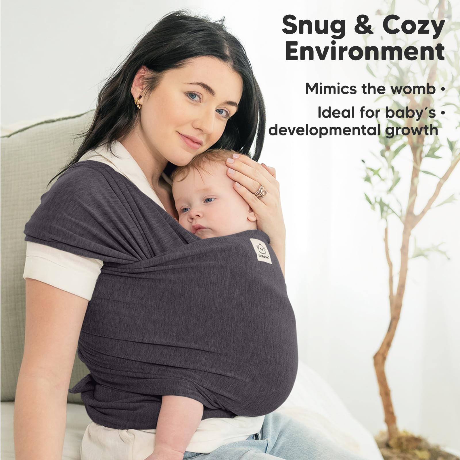 KeaBabies wrap used as pregnancy support band with comfort.