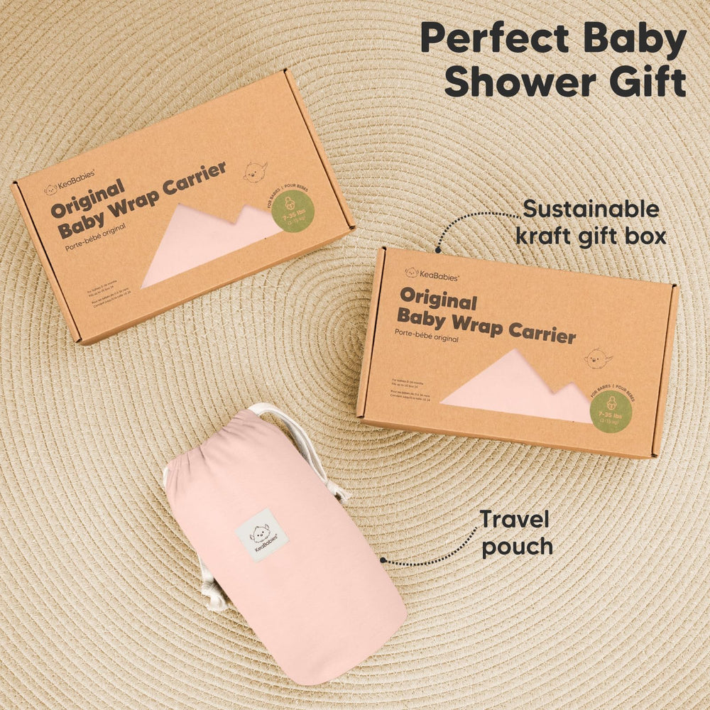 KeaBabies compact, lightweight wrap ideal for travel.