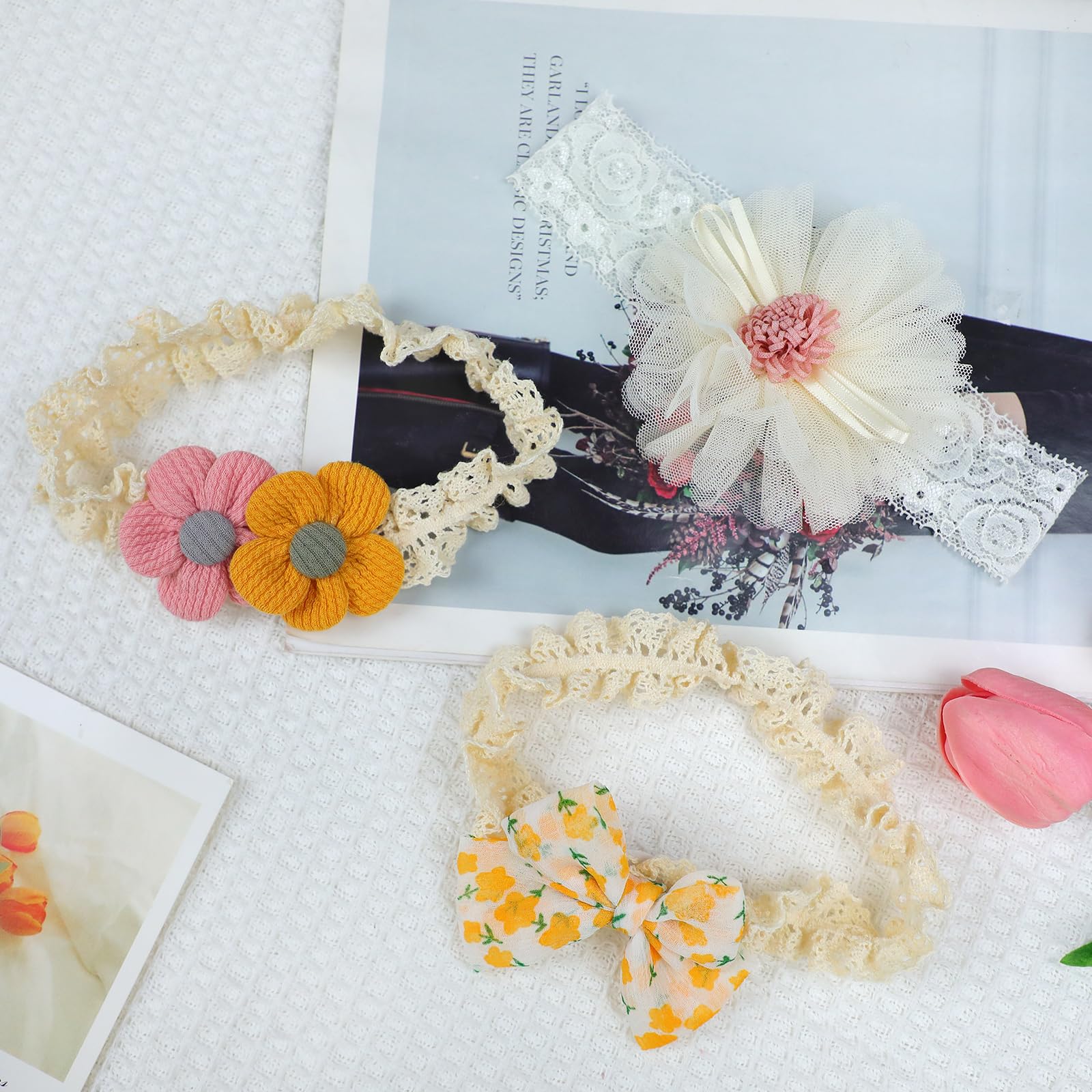KEAINVRN headbands are adjustable to fit comfortably without slipping