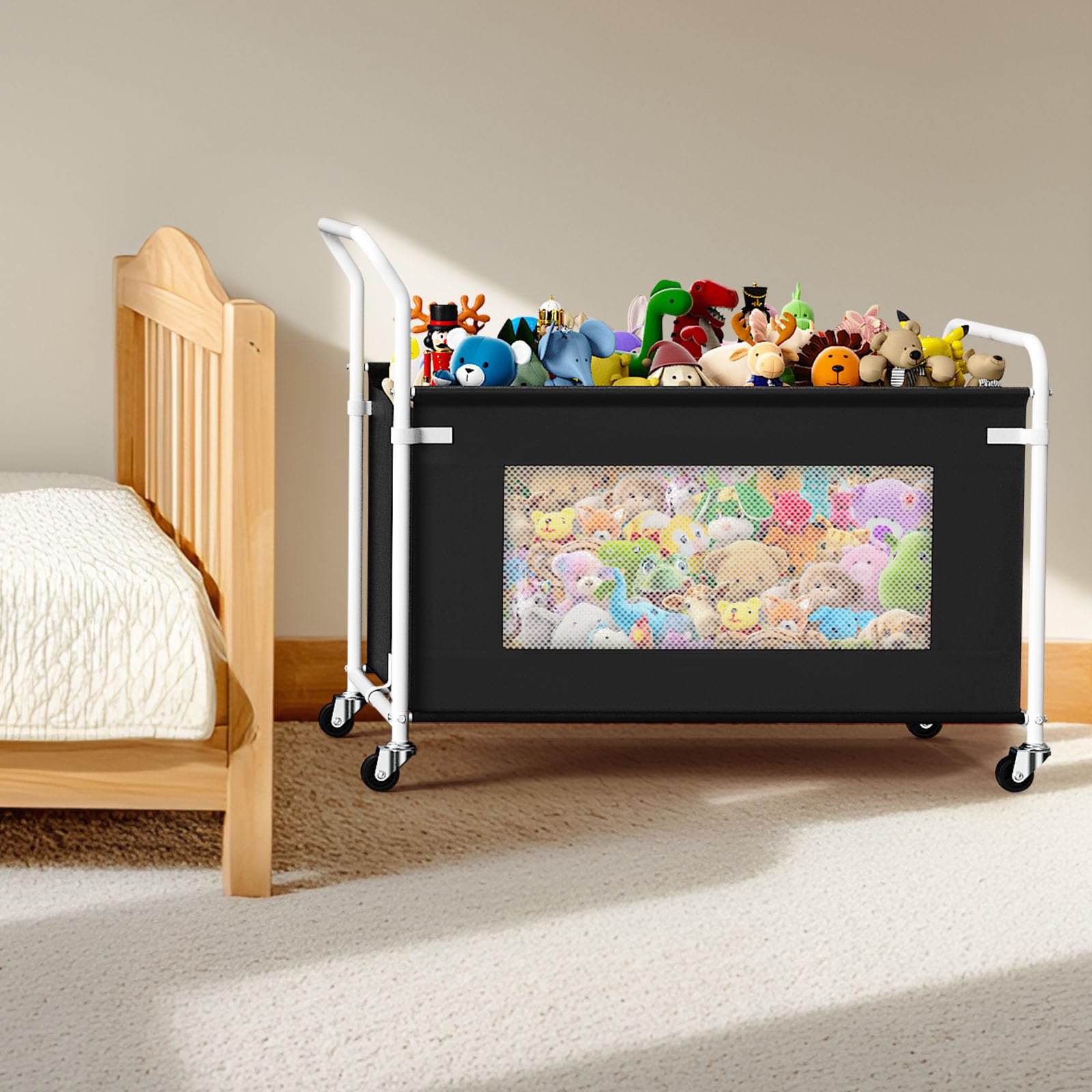 KEEGH 180L capacity enables organized, spacious toy storage