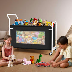 KEEGH heavy-duty toy chest with iron frame for lasting stability