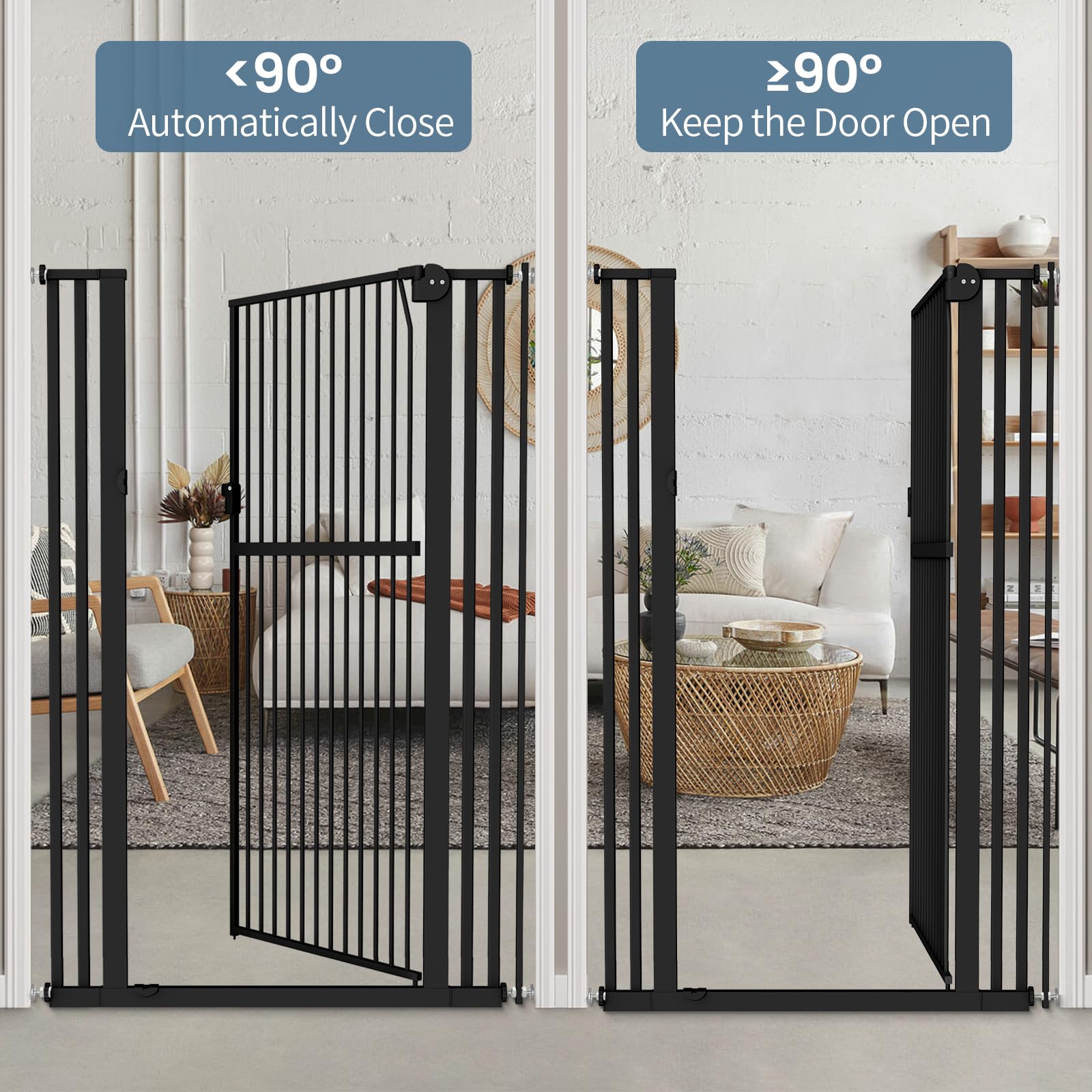 Keeric trip-proof bottom design highlights smooth-floor clearance and reduced tripping.