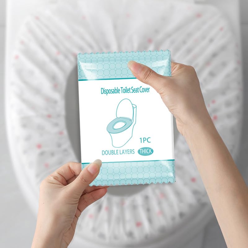 Keesoon dual-layer disposable cover keeps you dry during public restroom visits