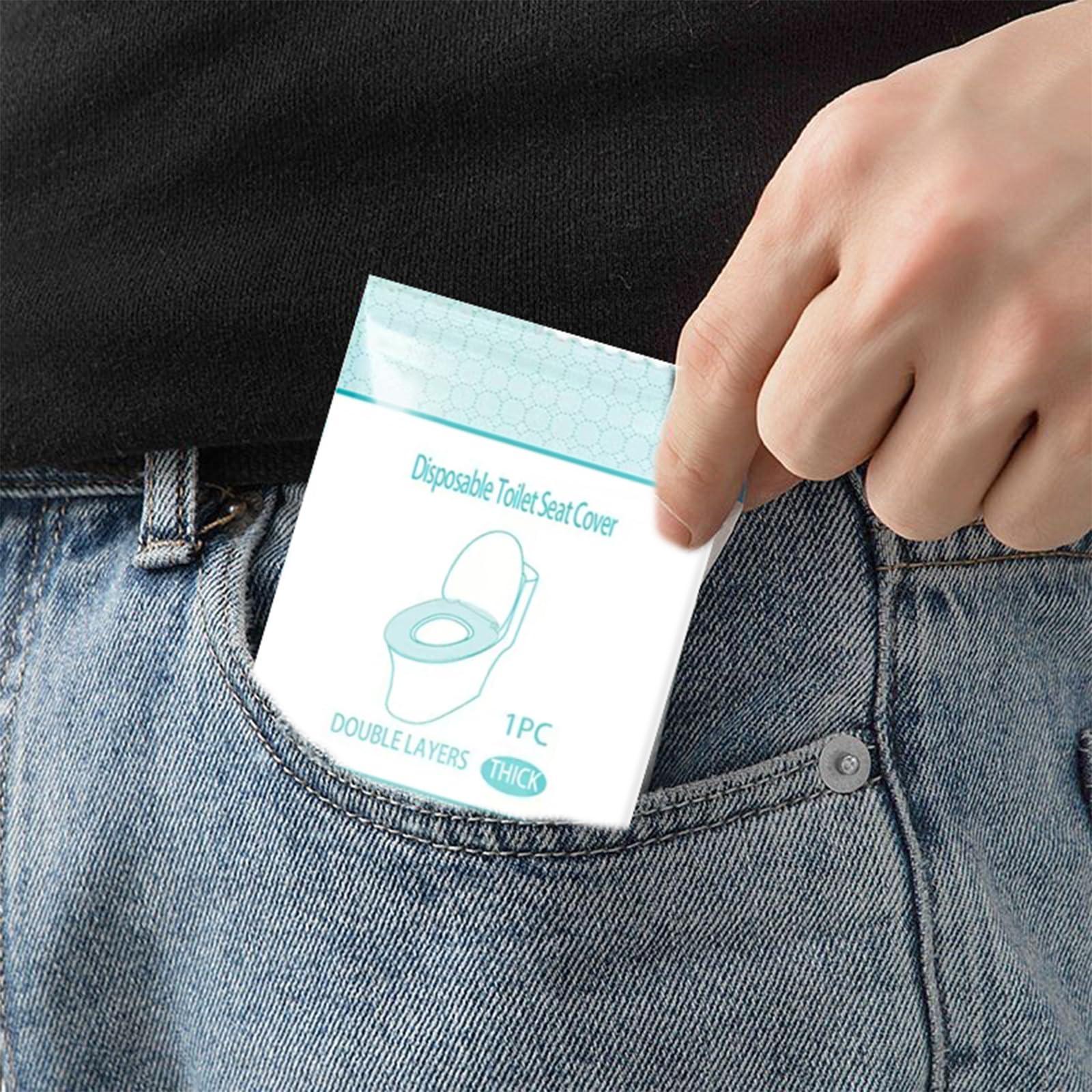 Keesoon disposable covers offer easy, clean bathroom visits anywhere