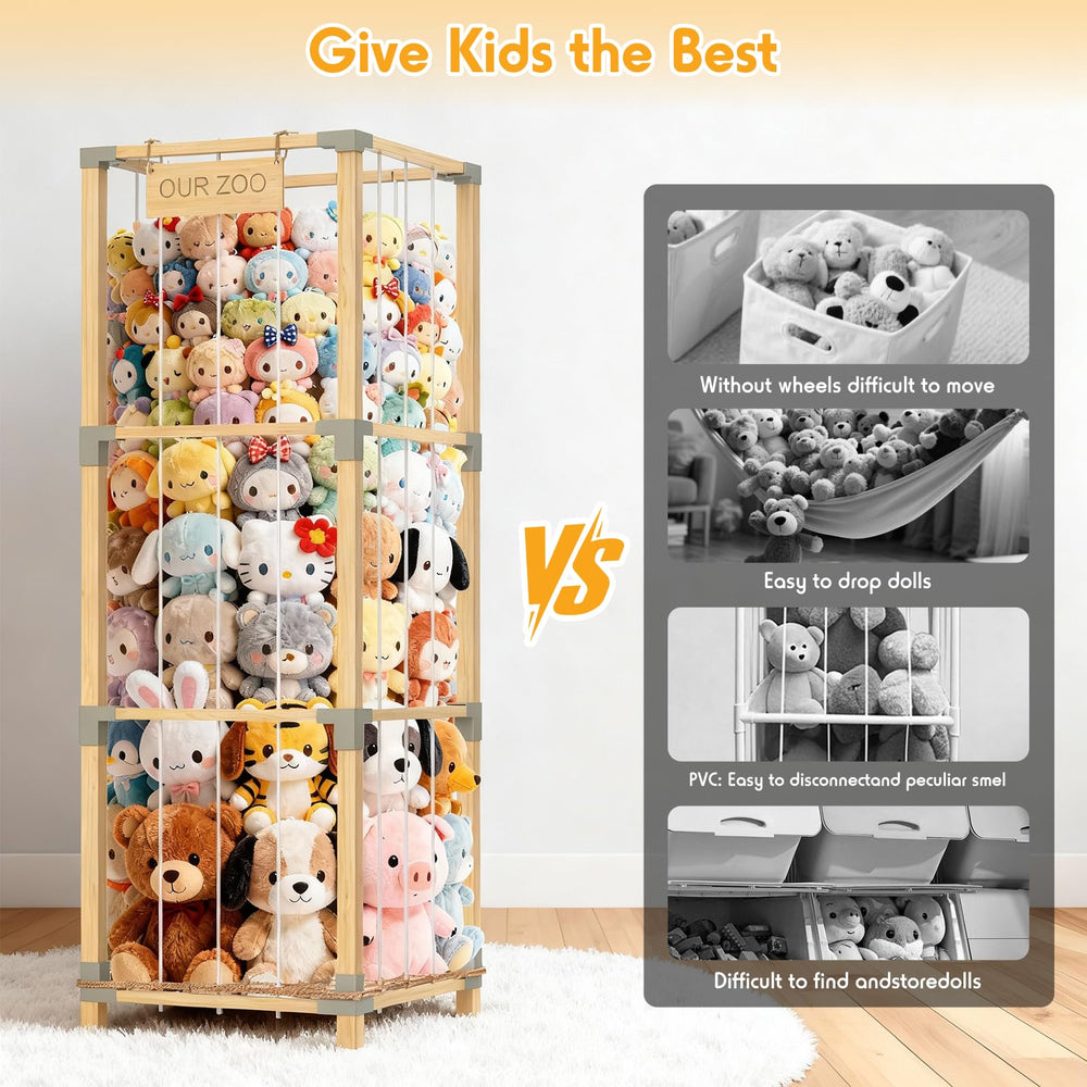 Keeswin 3-tier holder shows space-saving vertical design for small rooms