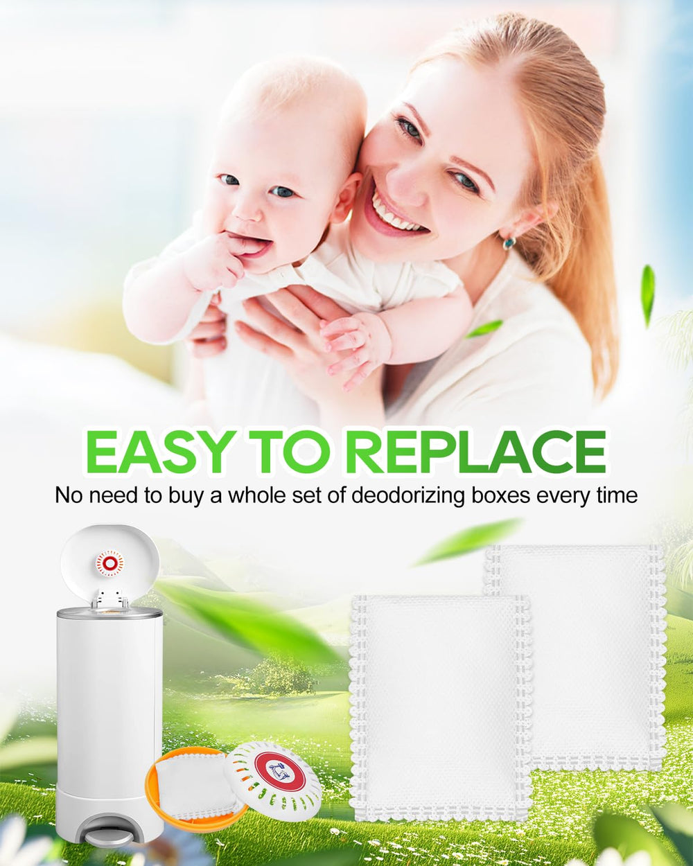 KeeTidy individual packaging of eight units for monthly use