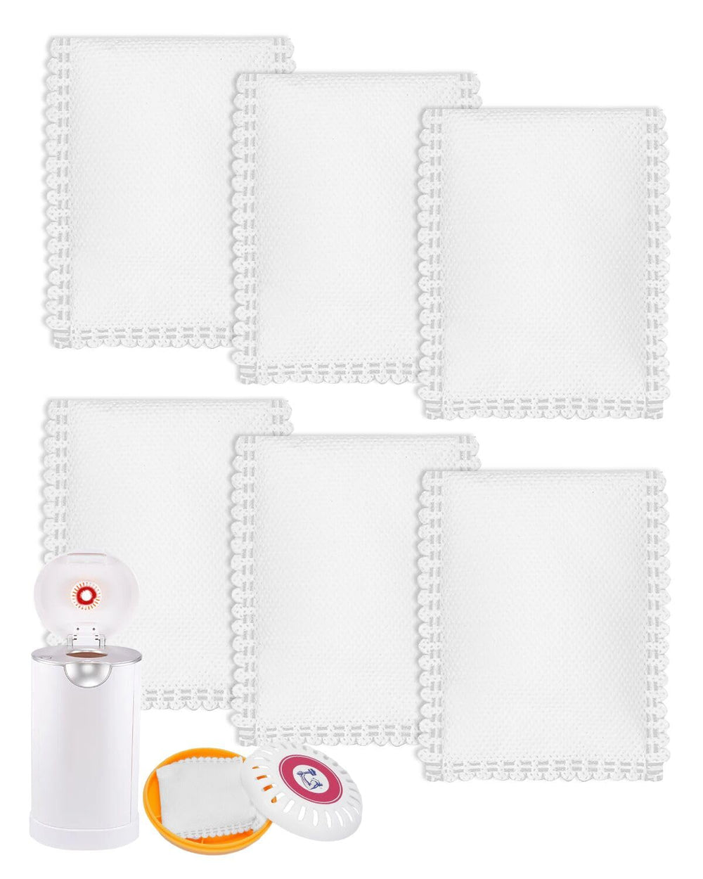 KeeTidy lavender-pack deodorizer keeps diaper pail odors at bay with natural baking soda.