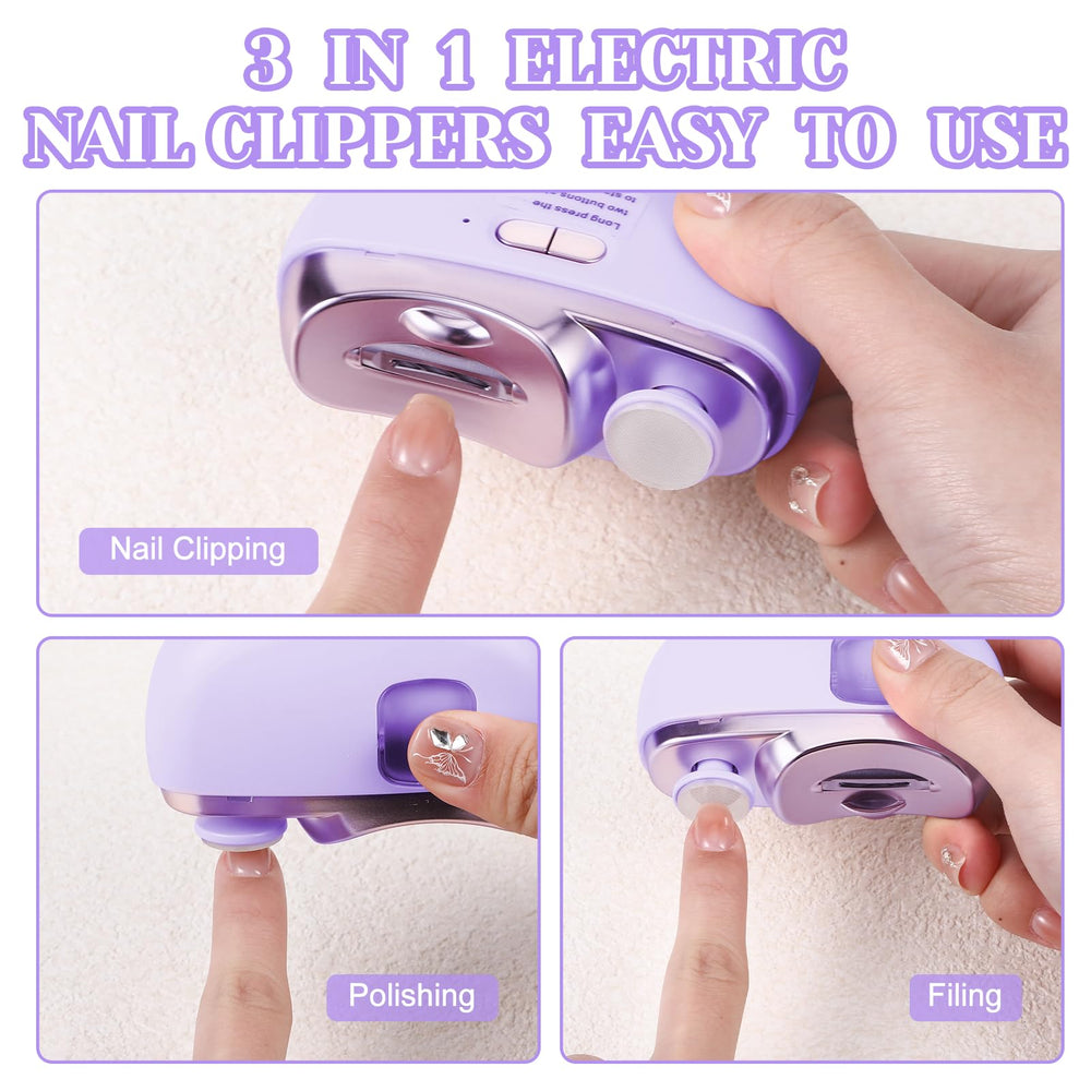 Keggaen USB-C charging ensures power for mobile nail care.