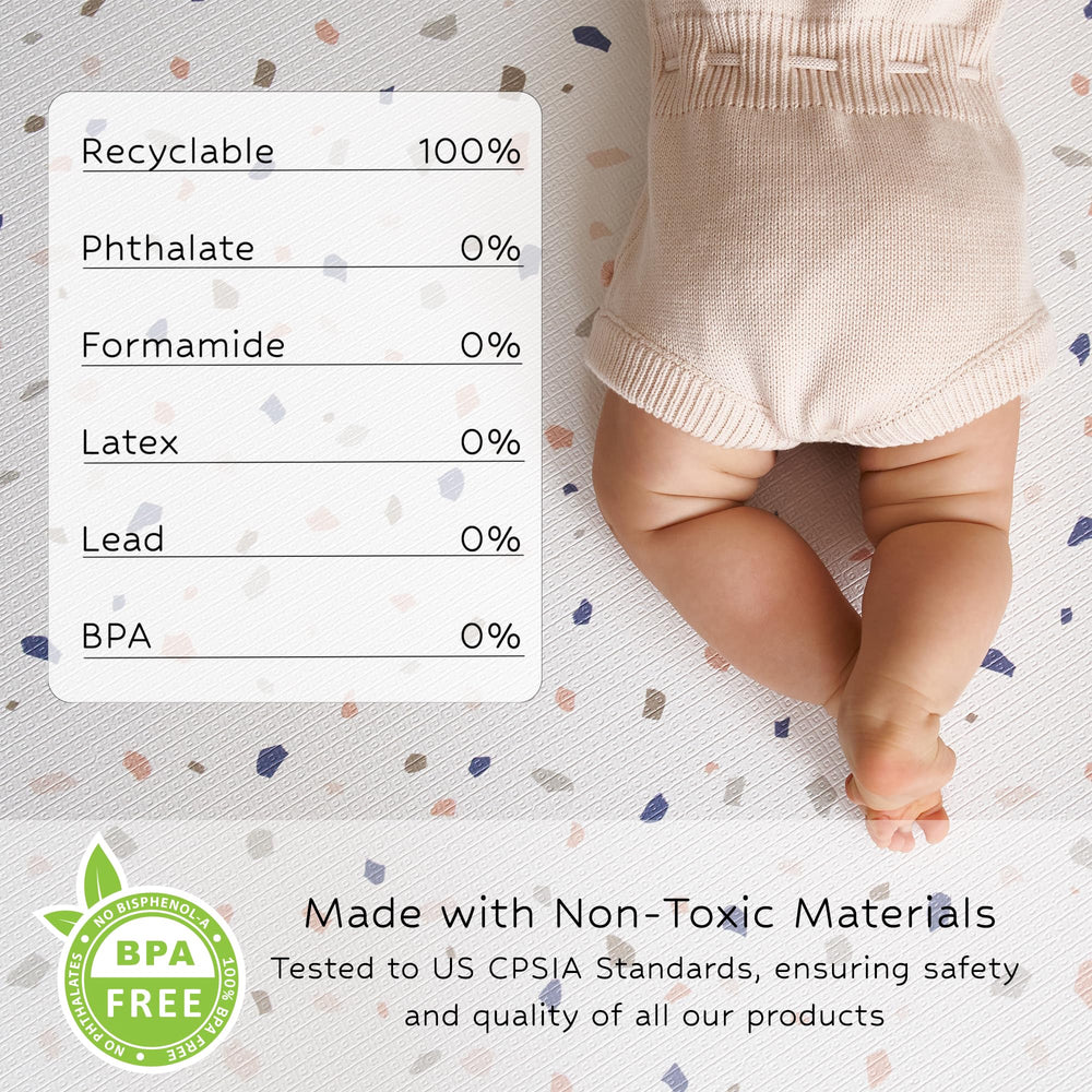 Keiki Care large 82x55 floor mat covering ample play space.