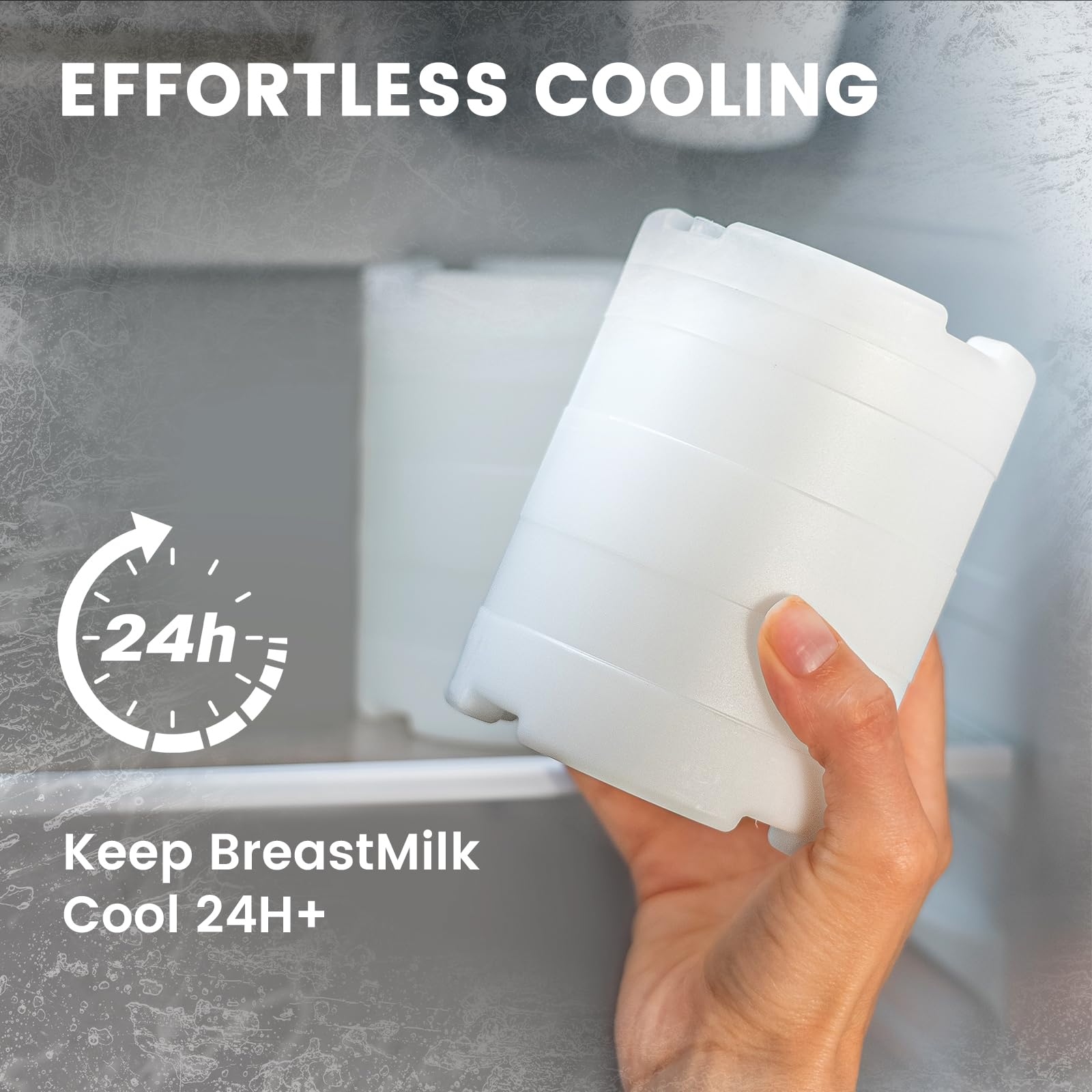 KEKHEALTH two bottles included for quick, spill-free pumping storage