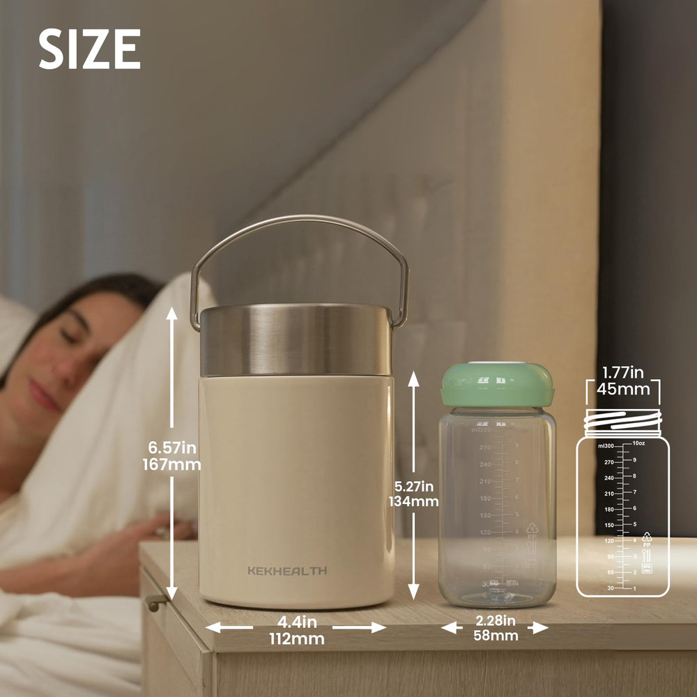 KEKHEALTH ultra-portable design fits purses and stroller pockets for quick outings.