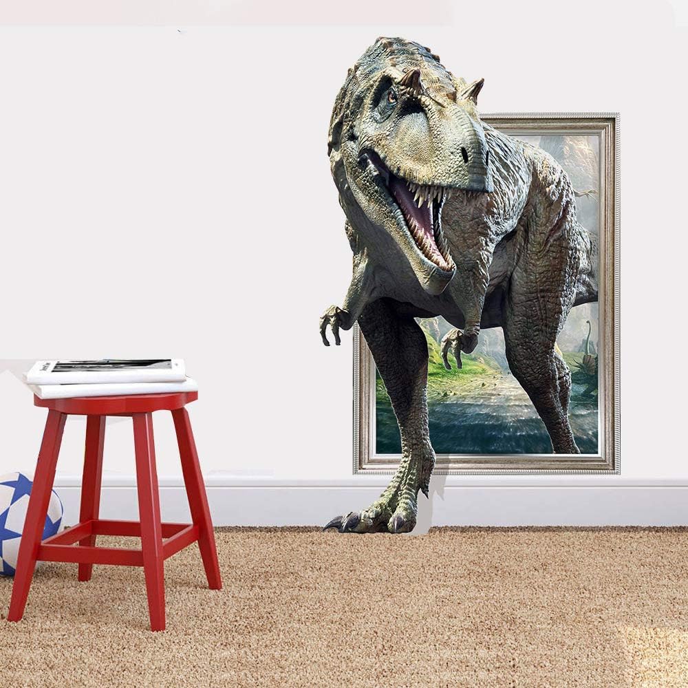 KeLay Fs dino 3D poster detail with vibrant colors and texture