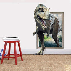 KeLay Fs dino 3D poster detail with vibrant colors and texture