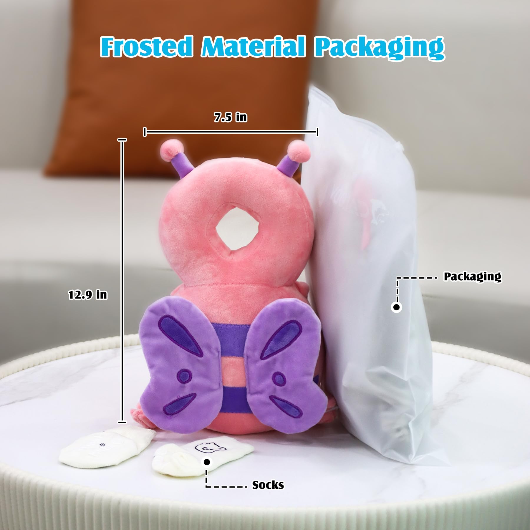 KELLODY washable reusable head protector stays soft after washing.