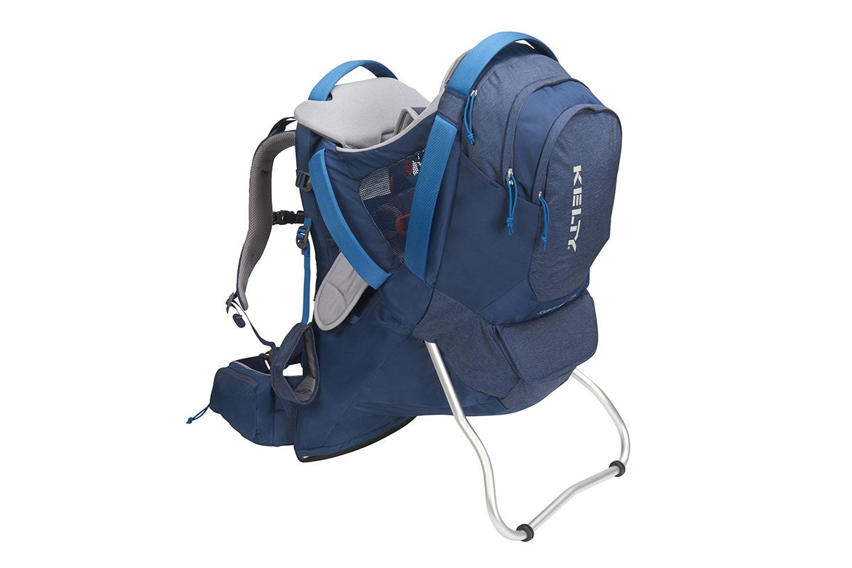 Kelty Journey PerfectFIT Elite front view with secure harness for hiking with child