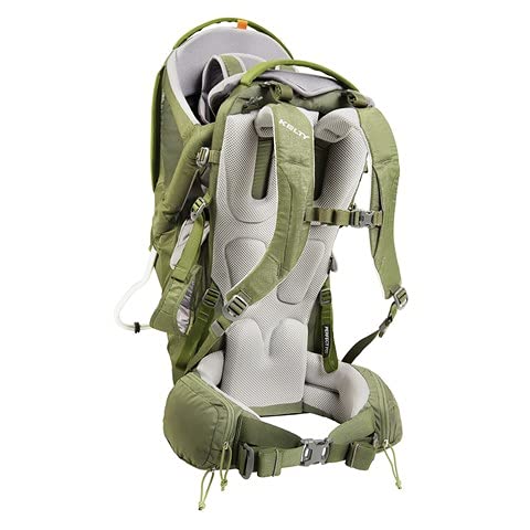 Kelty Journey PerfectFIT Elite integrated sunshade deployed on carrier