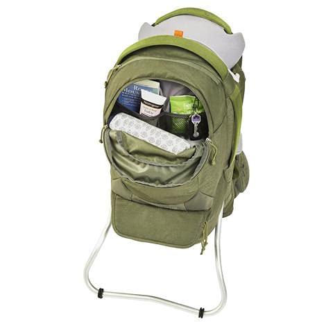 Kelty Journey PerfectFIT Elite large zippered pocket for snacks and toys