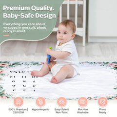 KEMINA BLANKETS 47x47 square frame-ready layout keeps photos consistently framed.