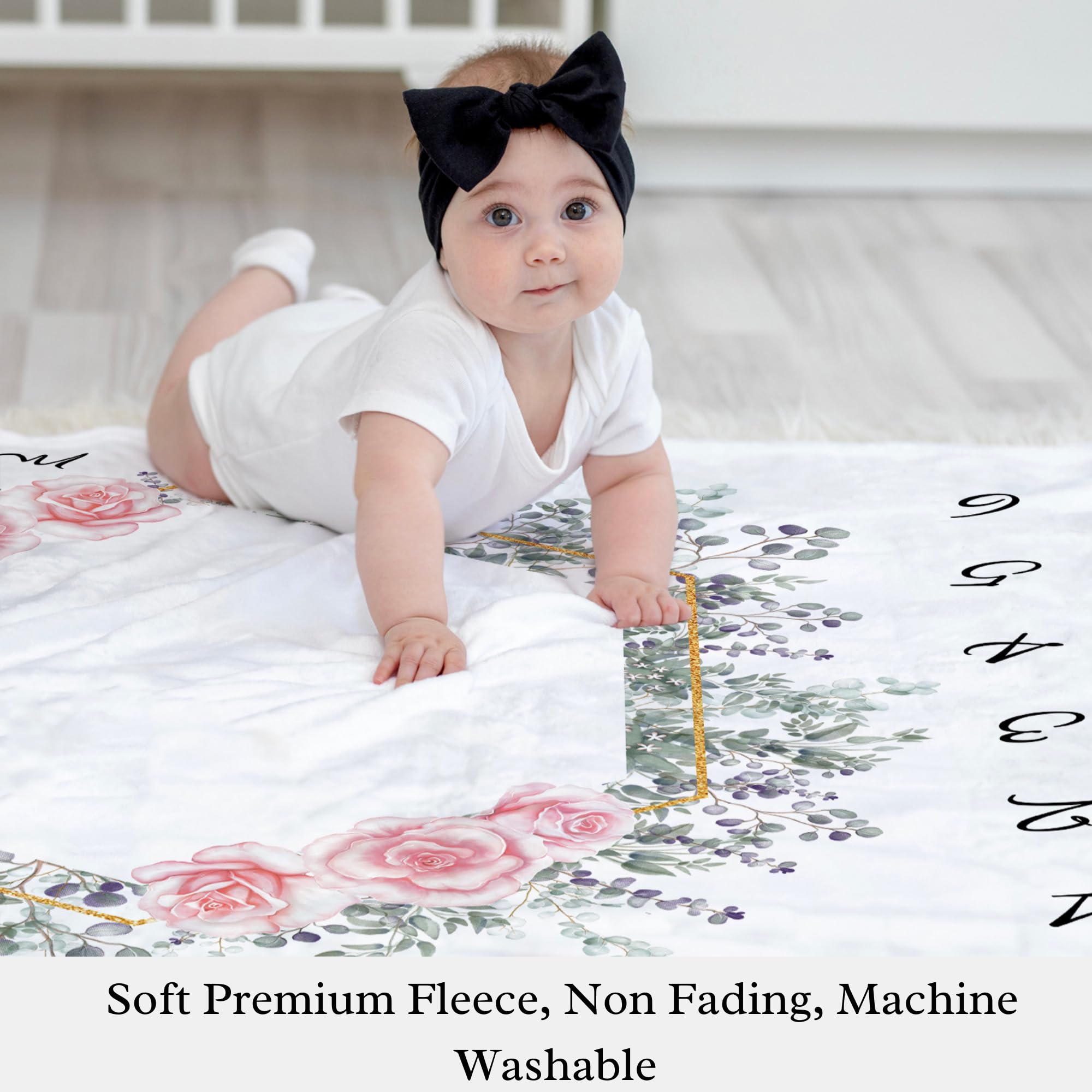 KEMINA BLANKETS soft fleece closeup emphasizes cozy, gentle textures for baby comfort.