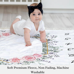 KEMINA BLANKETS soft fleece closeup emphasizes cozy, gentle textures for baby comfort.