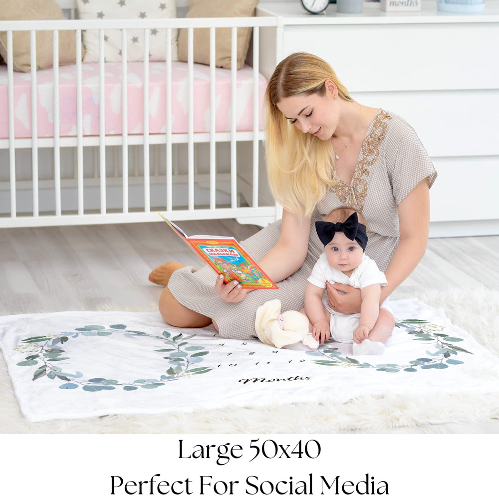 KEMINA BLANKETS nursery decor-ready blanket provides a charming backdrop in baby rooms