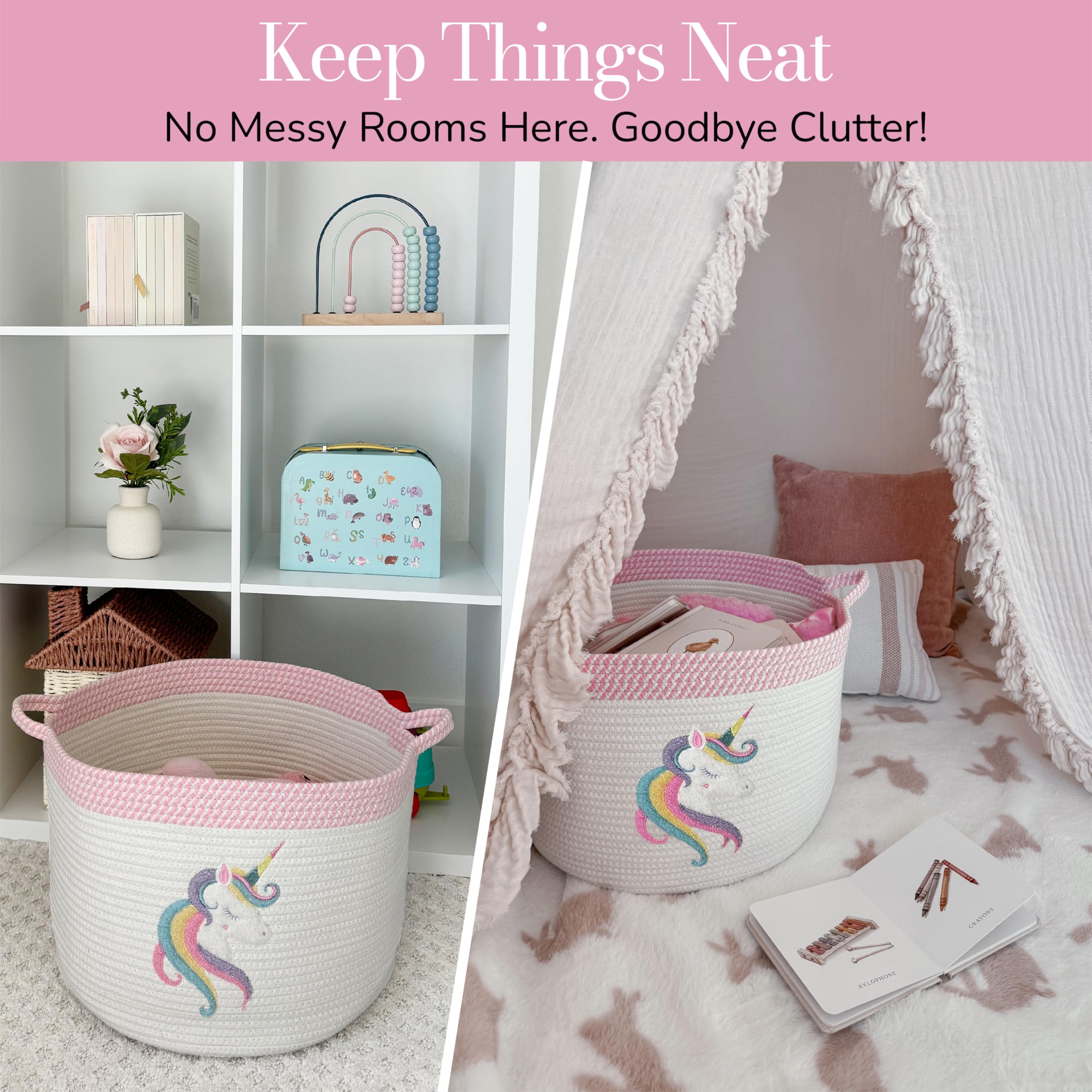 KEMINA machine-washable-easy-clean keeps nursery clutter low with simple care.