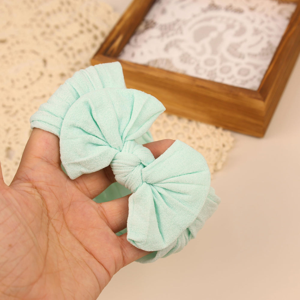 Kenjudess stretchable headband circumference 13-22 inches for growing little heads.
