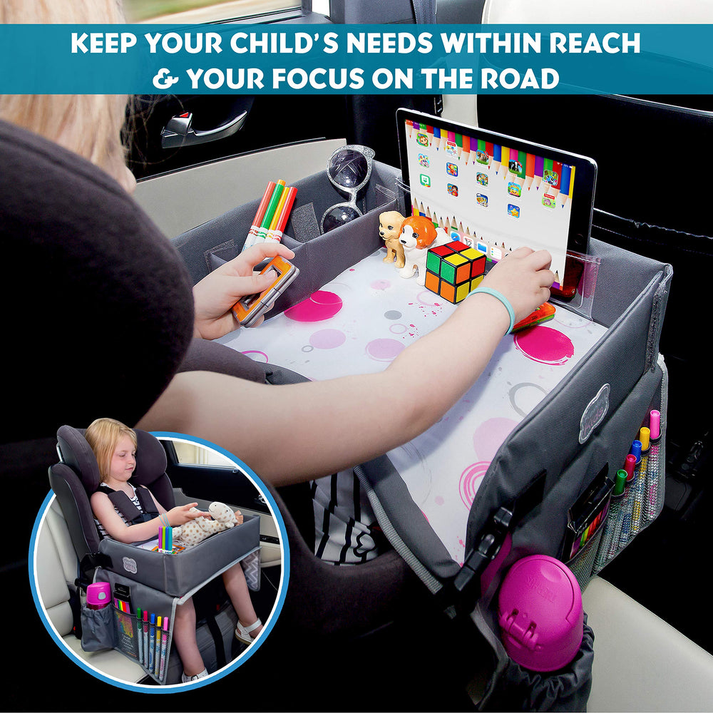 Kenley Kids Travel Tray crash tested for safety and durability.