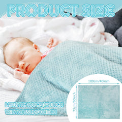 Kenning baby blanket 30x40 inch: ample size for stroller and cuddle sessions.
