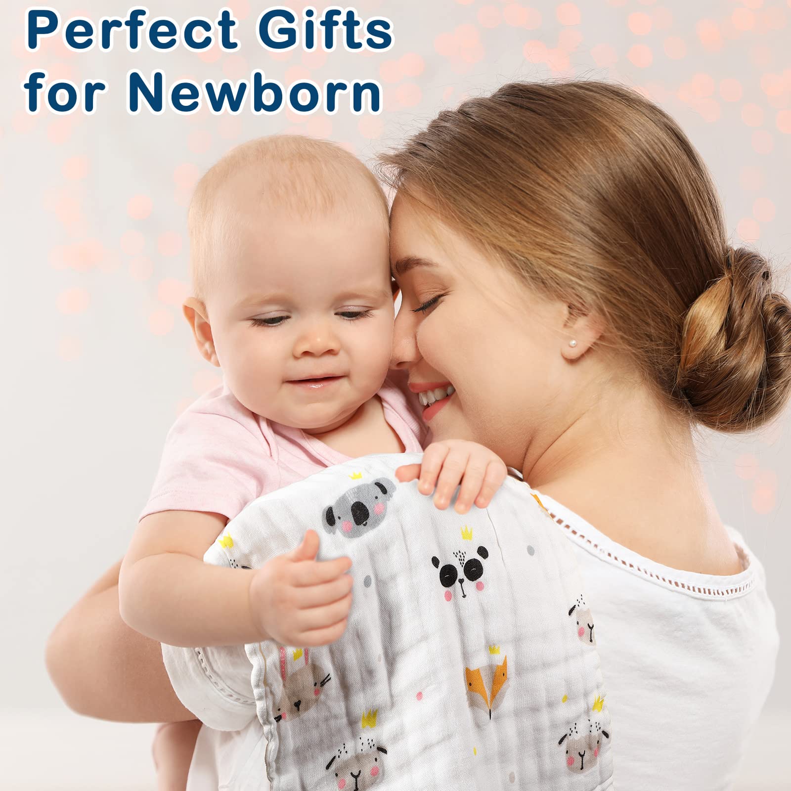 Kenning burp cloths are easy to clean and durable for daily use.