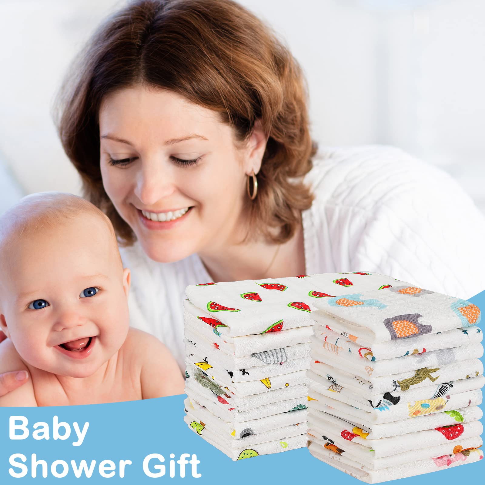 Kenning gift-ready burp cloths pack is a thoughtful newborn gift.