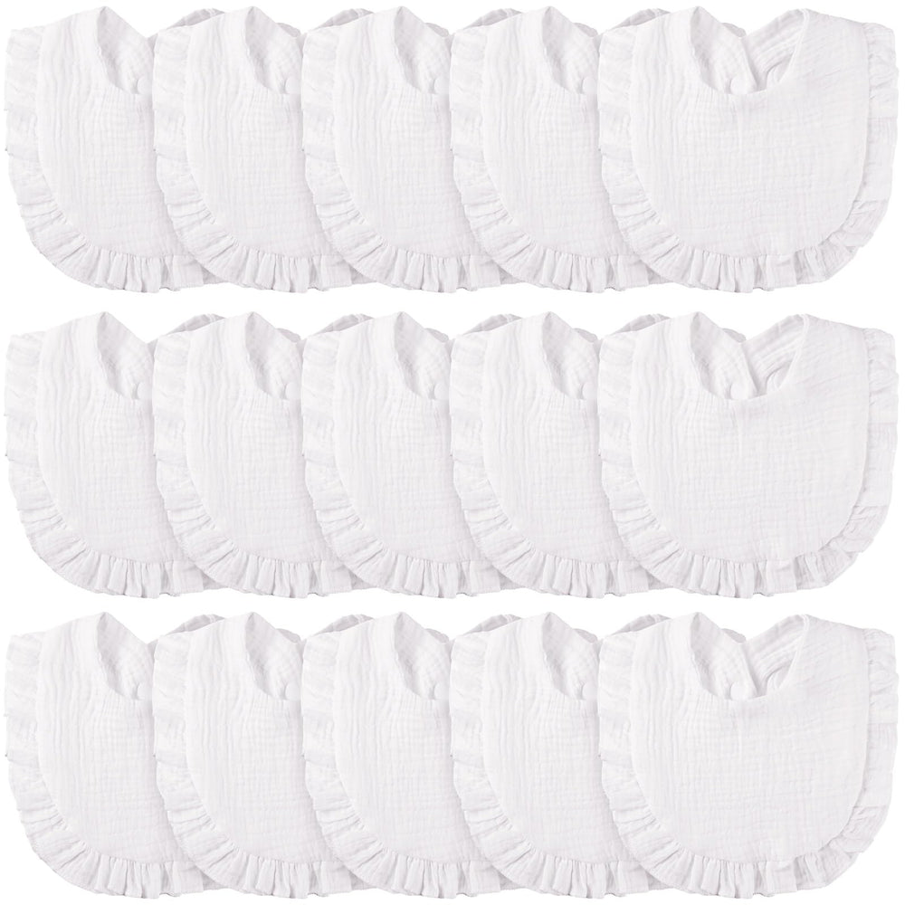 Kenning muslin baby bibs packaging in white, easy daily outfit pairing.