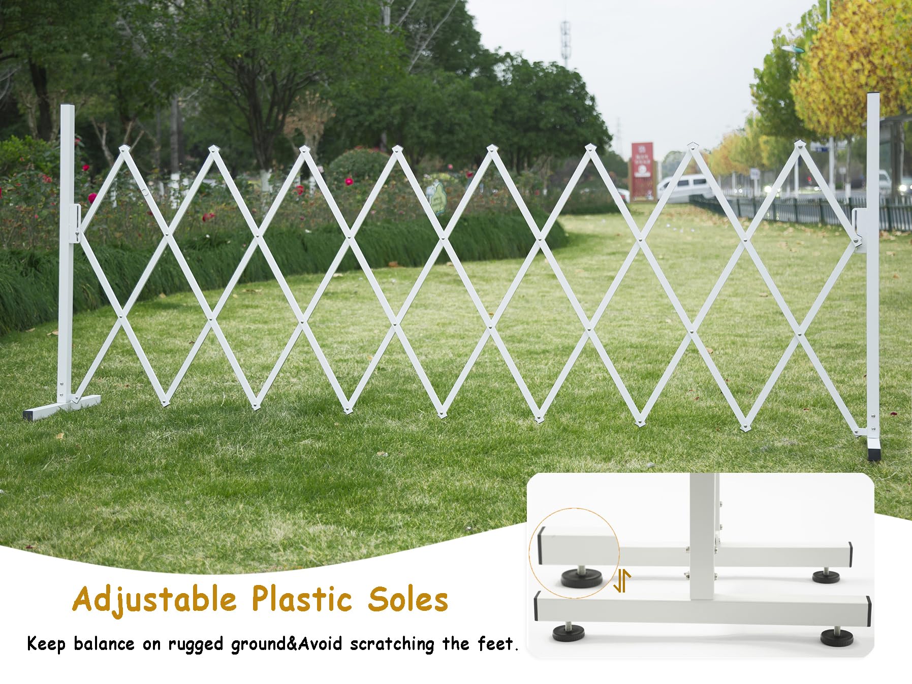 KENNISI metal expandable dog gate quick-assembly with included tools.