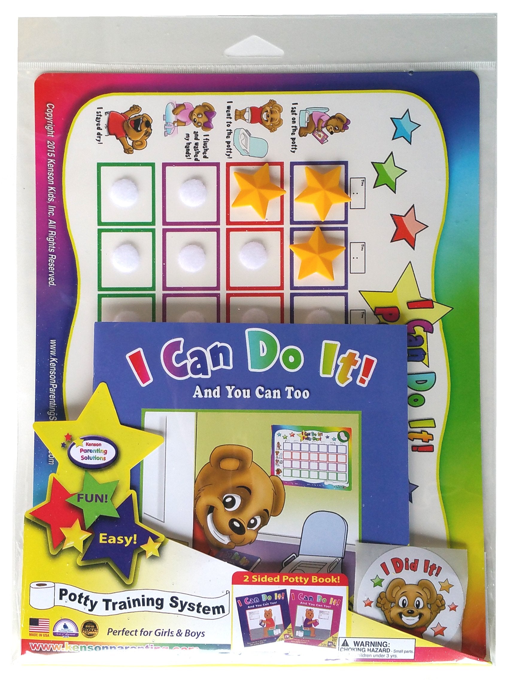 Kenson Kids child guide book explains potty expectations in friendly terms