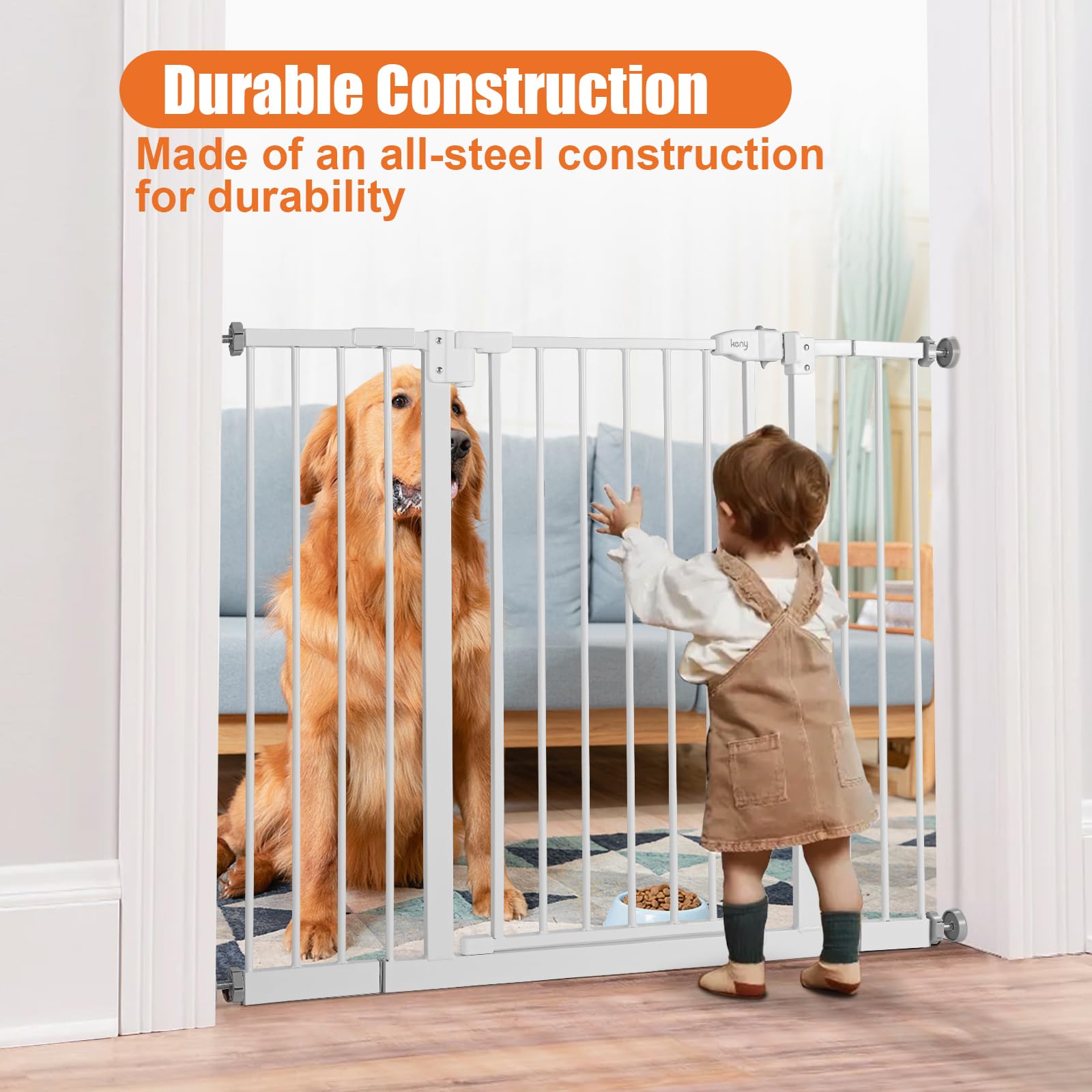 Keny baby gate ideal for stairs doorways and hallways