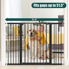 keny 36in dual-lock child safety gate for added gate security.