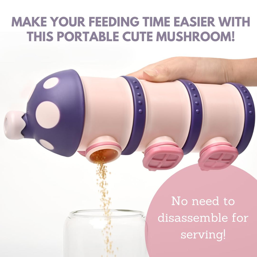 Keraendi formula dispenser on-the-go layer-2 keeps separate servings fresh.