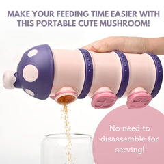 Keraendi formula dispenser on-the-go layer-2 keeps separate servings fresh.