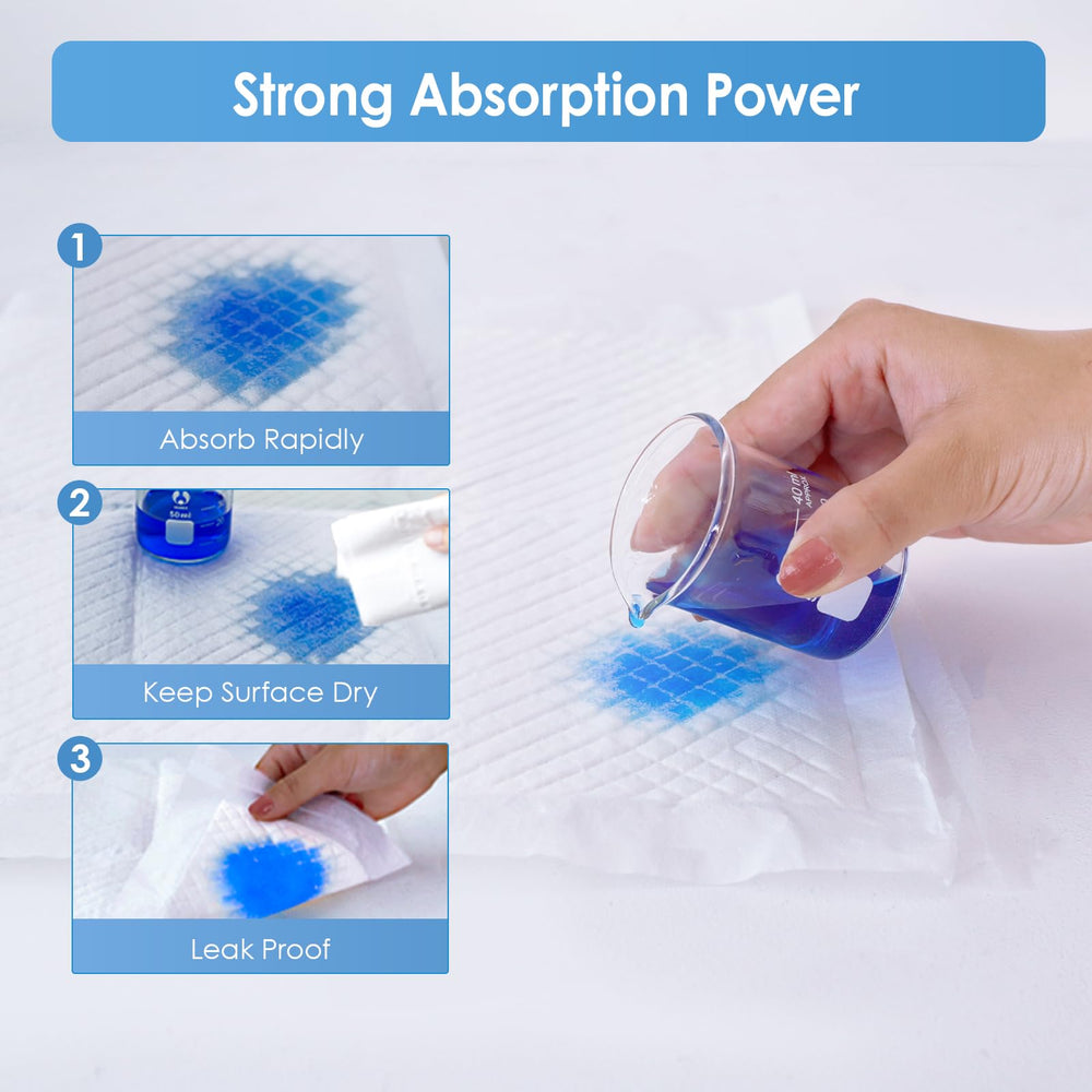 kerata absorbent disposable underpads emphasizes high absorbency and surface moisture containment