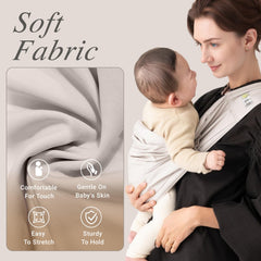 kerätä baby sling adjustable strap buckle demonstrates personalized fit for both parent and child