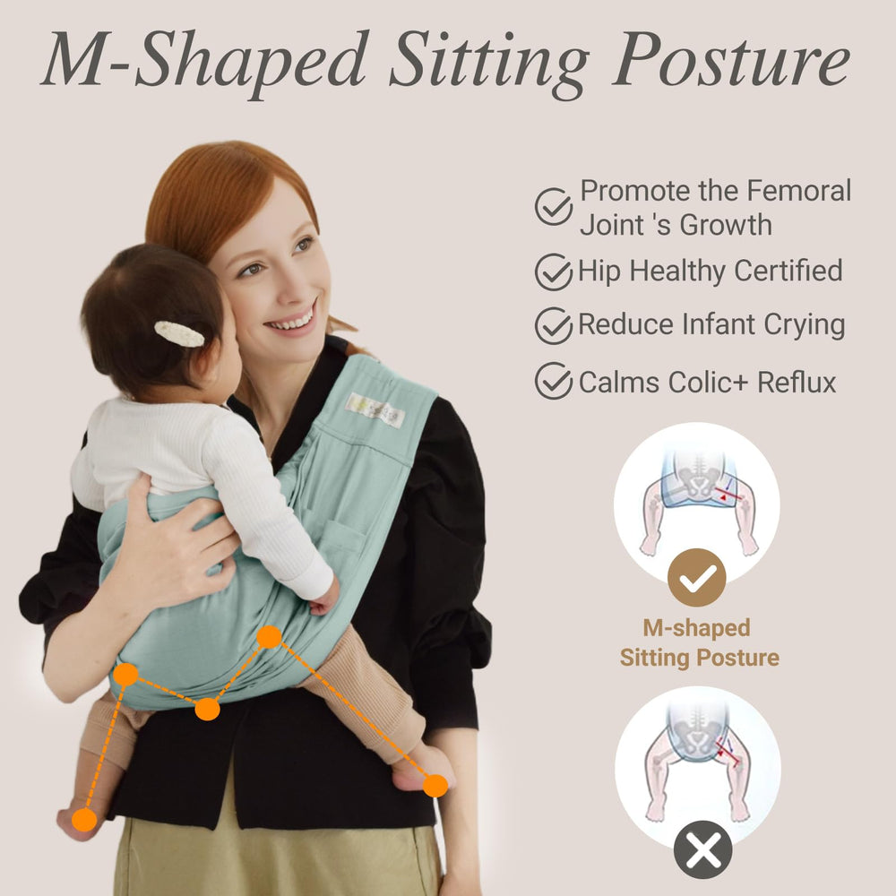 kerätä baby sling newborn-to-toddler range demonstrates long-term use