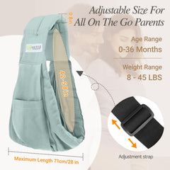 kerätä baby sling soft breathable fabric supports baby's delicate skin