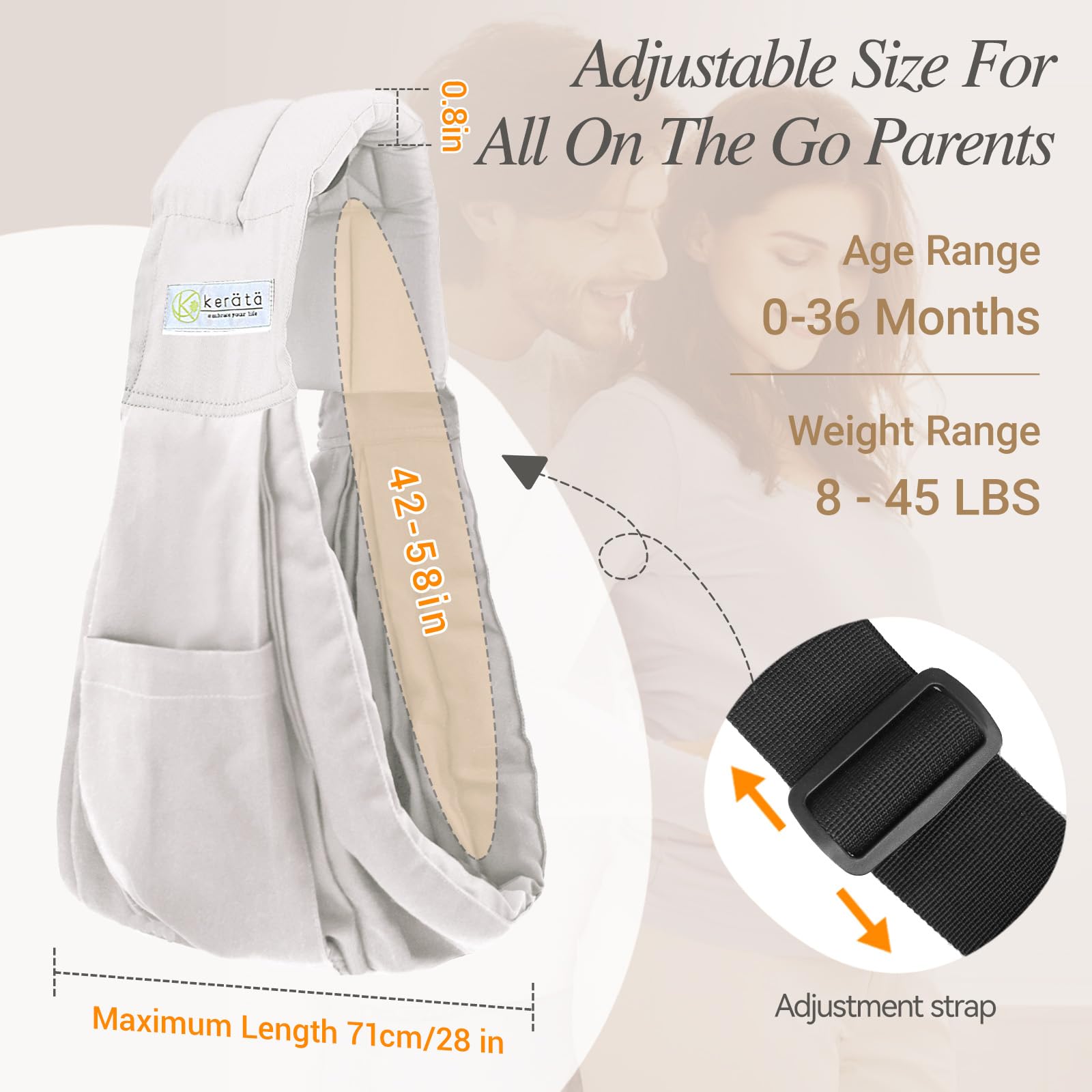 kerätä double-safe buckle emphasizing added security and peace of mind