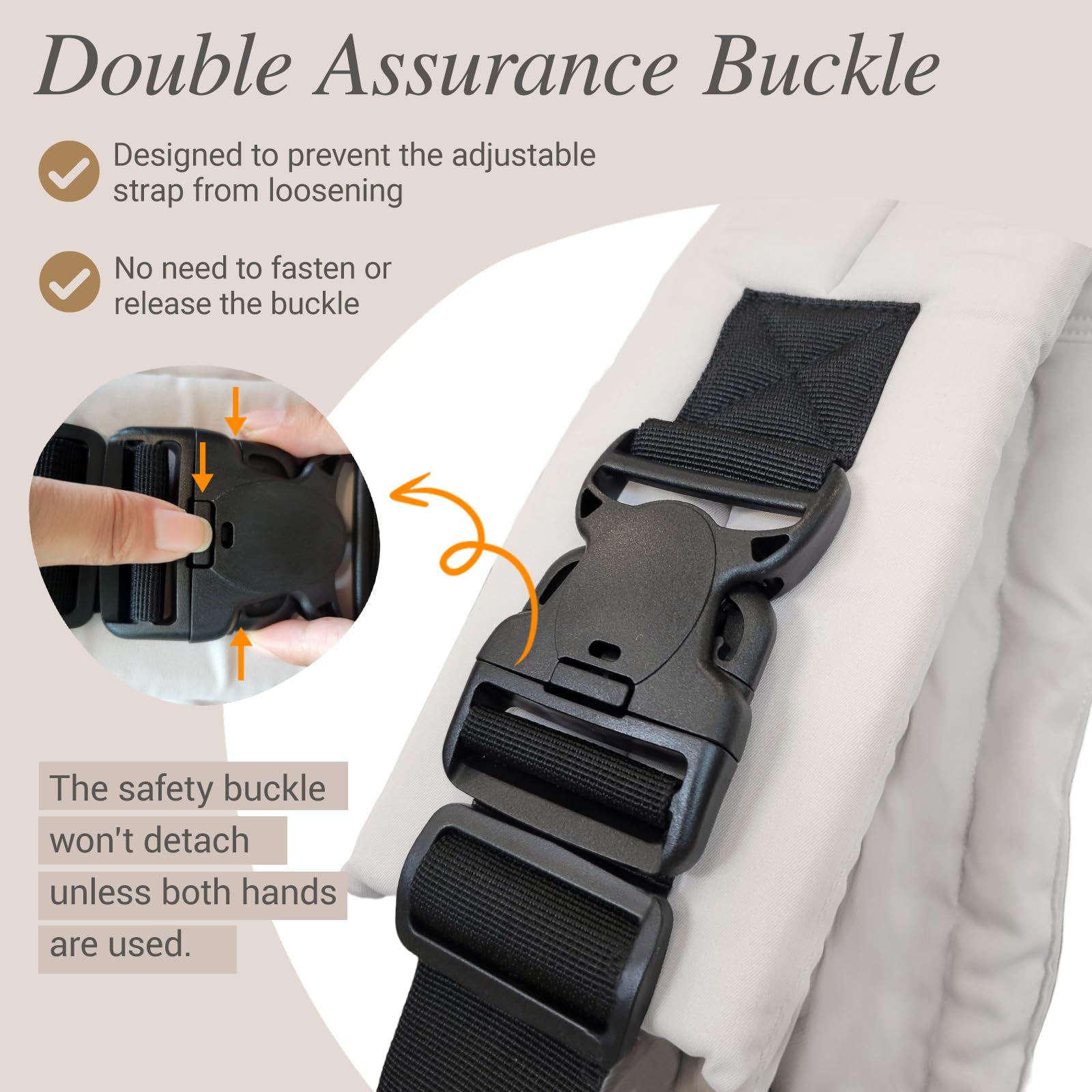 kerätä padded shoulder support demonstrates weight distribution easing back and shoulder strain