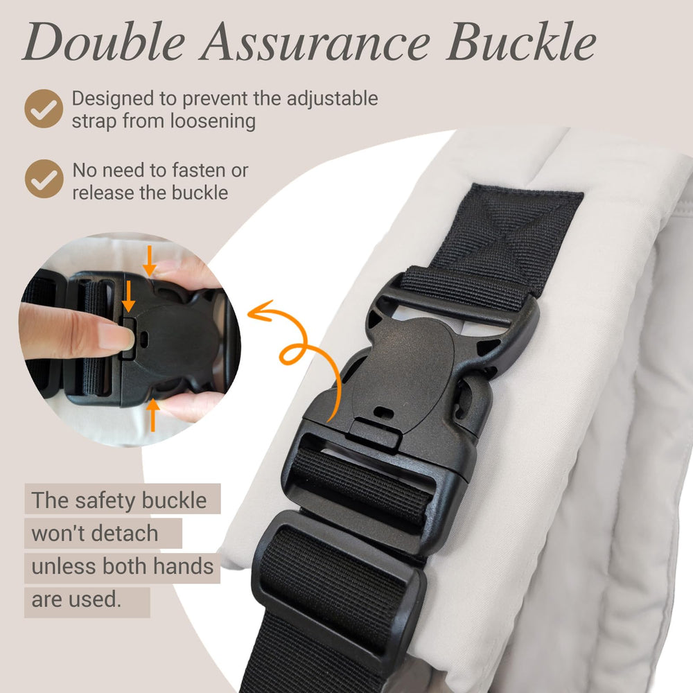 kerätä padded shoulder support demonstrates weight distribution easing back and shoulder strain