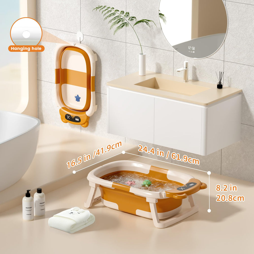 Kerbwry bear silhouette design adds playful charm to make bath time engaging.