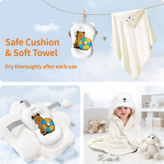 Kerbwry color-changing stopper indicates safe water temperature during bath time.